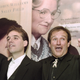 Robin Williams at the Mrs. Doubtfire premiere